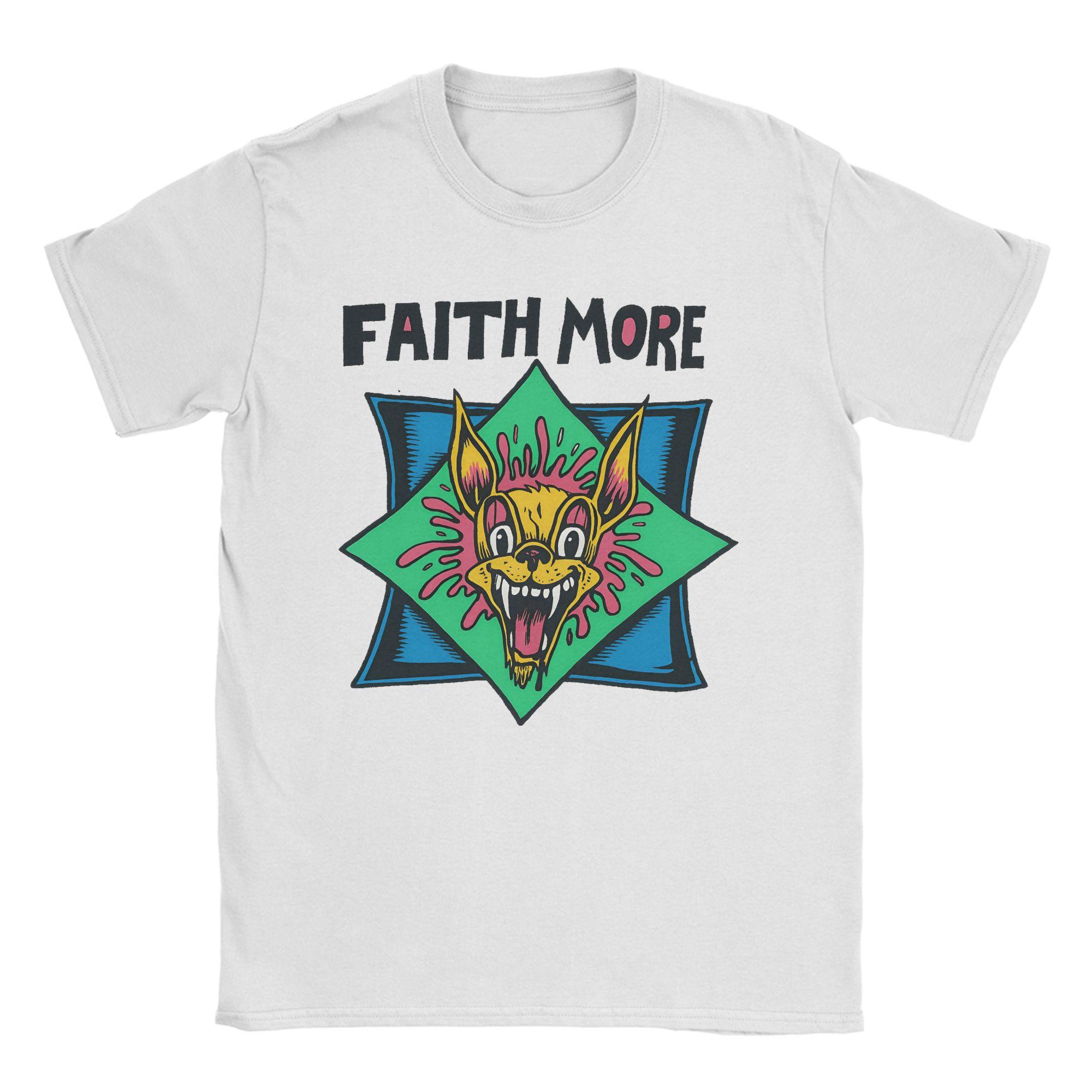 

King For A Day Faith No More Футболка Мужская Винтажная 100% Хлопок Летняя Футболка с Круглым Вырезом Оптовая Одежда Большого Размера S