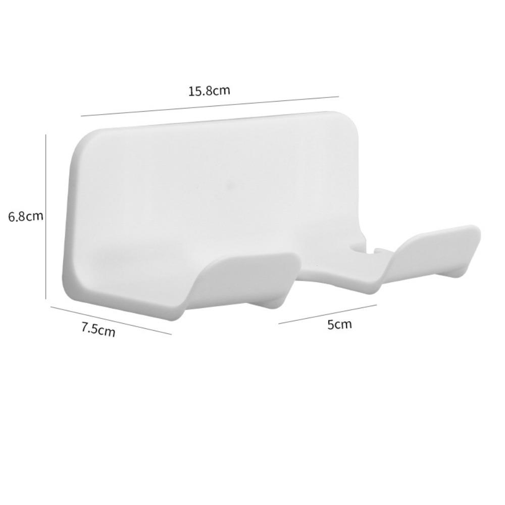 Portable Wall Mounted Hair Dryer Holder Self-adhesive Universal Hair Dryer Rack Non Perforated Bathroom Storage Rack
