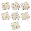 Cotton Drooling Bib Mouth Cloth For Baby Gentle On Skin Machine Washable Saliva Towel Newborns Feeding Accessories