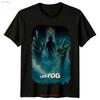 The Fog 1980 Filmplakat Inspiriertes T-Shirt Retro 80er Jahre Vintage Gewaschen Grafik Unisex Vielseitig Stilvoll homme Elastisch