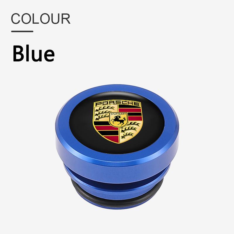 Alloy Car Cigarette Lighter Cover Dust Proof Cap Decoration For Porsche Macan 911 718 Taycan Panamera Cayenne Boxster Cayman