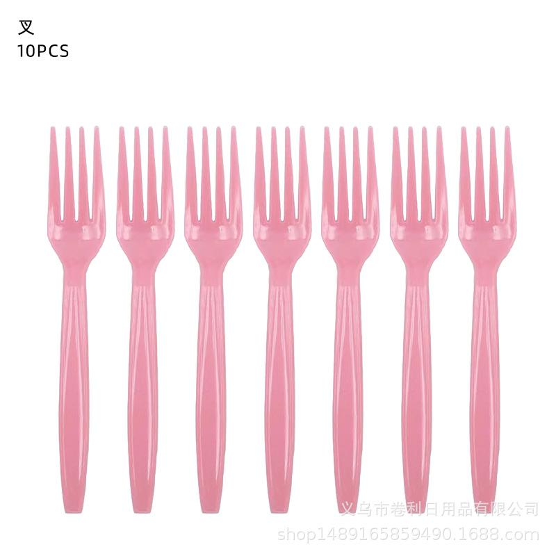 Pink Farm Theme Birthday Party Tableware Decorative Cupcakes Flag Cakes Plug Balloon Sets Arrangement Supplies