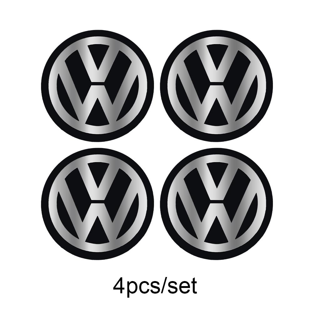 FD-1056/60/65mm 4pcs Car Styling Badge Logo Center Cap Wheel Hub Stickers Center Cover For Volkswagen MK6 Golf R GTI Jetta GTD Tiguan