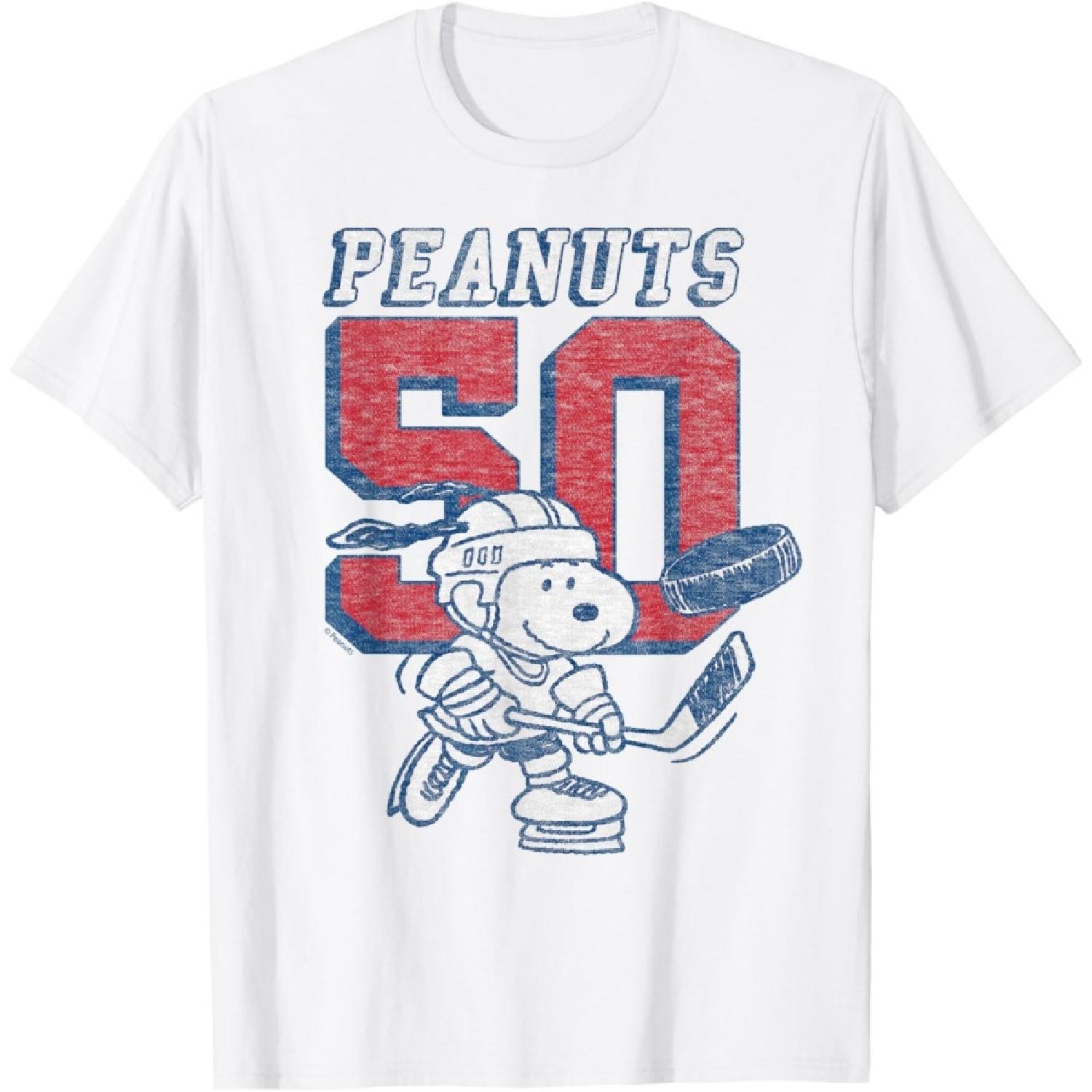 Снупи - Хоккейная футболка S белый