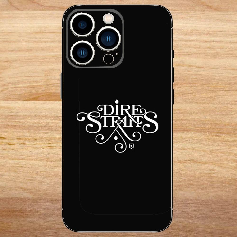 Band Dire Straits Phone Case For iPhone15,14,13,12,11,Pro,Max,Plus,Mini,X,XS,XR,8,7,6,S,Plus,SE Soft Black Case