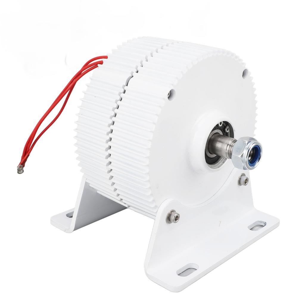Alternator cu magnet permanent 48V 3 faze AC Generator sincron eolian 2 axe zimțat cu bază