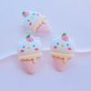 10Pcs New Cute Cartoon Cake, Ice Cream Series Flat Back Resin Cabochons Scrapbooking DIY Jewelry Craft Decoration Accessorie