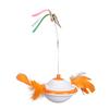 Electric Rotating Cat Toys Irregular Motion 2 Adjustable Speeds Electric Cat Teasing Toy 1500mAh