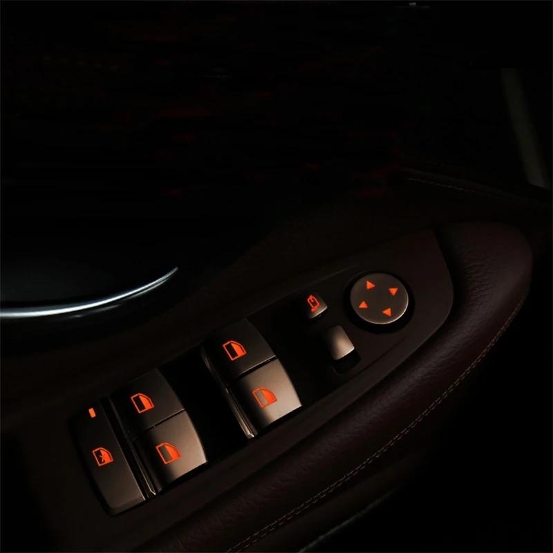 Accessory For BMW 1 3 4 Series F20 F21 F22 F23 F30 F31 F34 F36 Chrome Door Window Glass Lifter Switch Button Cover Trim Decal