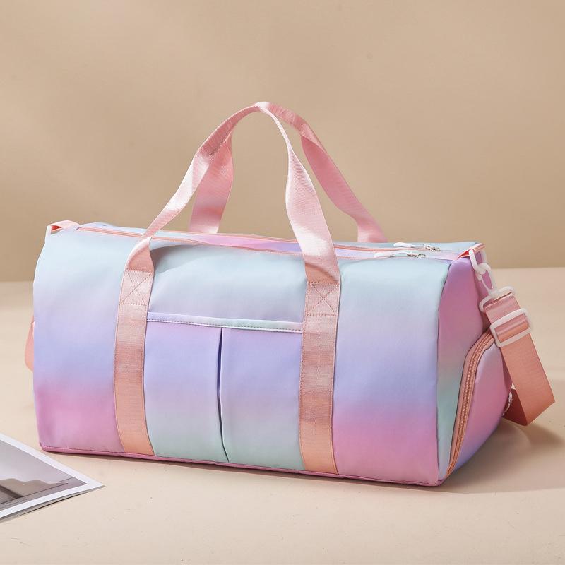 Fashion Colorful Yoga Fitness Bag Women's Independent Shoes Warehouse Storage Travel Bag Gifts Sports Bag