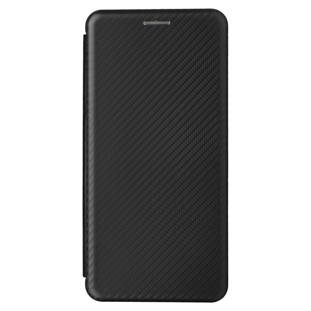 Para Google Pixel 7a Capa de Telefone com Textura de Fibra de Carbono Ranhura para Cartão Couro PU Magnética Autoabsorvente Capa com Suporte