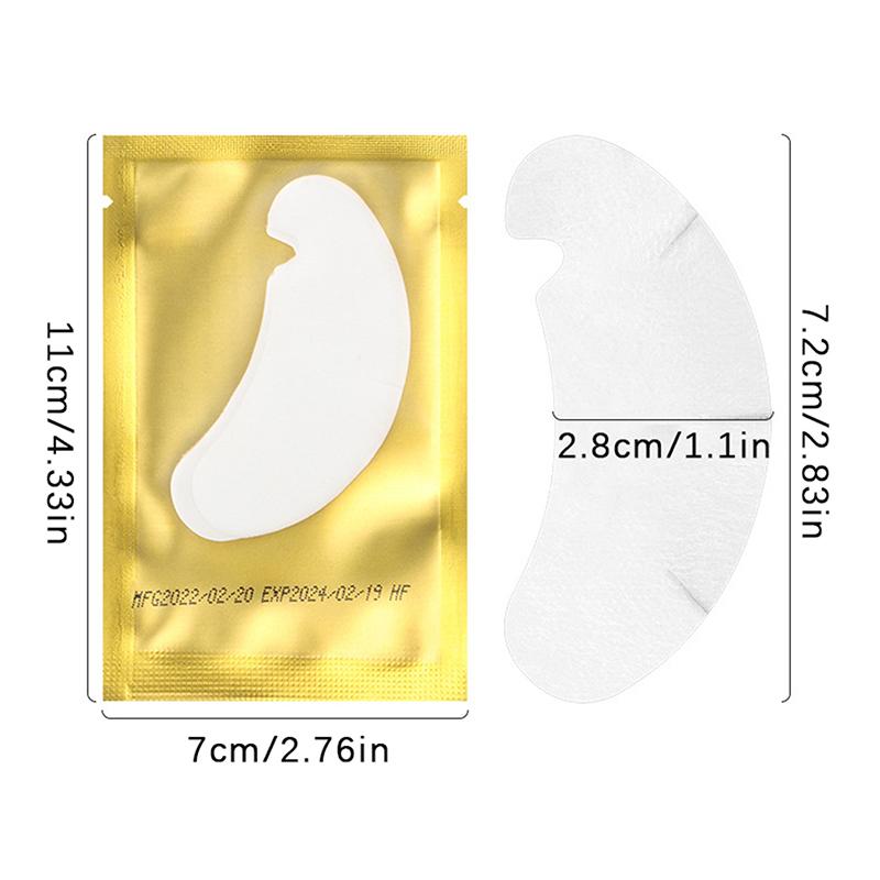 50 Pairs Eyelash Extension Eye Patch Mat Gel Sanitary Eye Lash Patch Supplies
