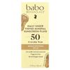 Codzienny Mineralny Fluid Przeciwsłoneczny z Delikatnym Kolorem, SPF 50, Bezzapachowy, 50 ml (1.7 uncji płynu)