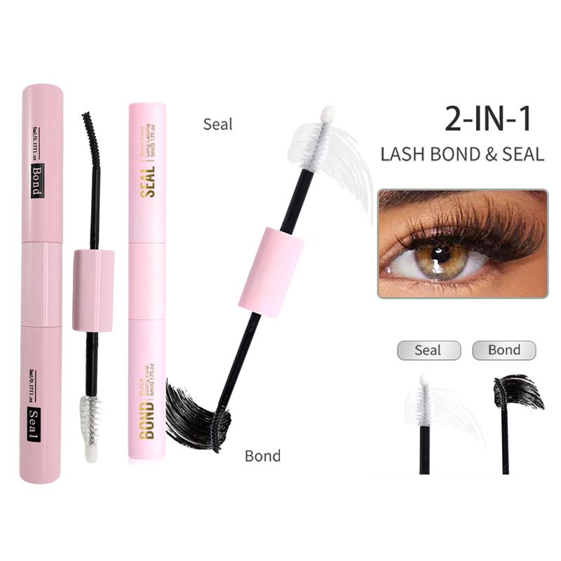 Glue False Eyelashes New Double Heads 2 In 1 Bond And Seal Lash Glue ,Waterproof Long Lasting DIY Cluster Eyelash Glue Cosmetics