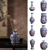 Blue and White Bud Vases Mini Vessel Vase Antique Small Porcelain Vases  Events