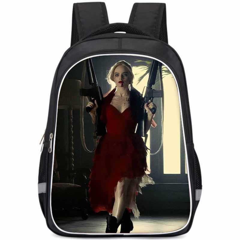 Harley Quinn Large Capacity Lightweight Oxford Fabric School Backpack For Kids
