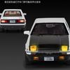 1:32 INITIAL D AE86 Car Model Toy Doors Opened Miniature Model Sound Light Pull Back Vehicle for Hobby Collection