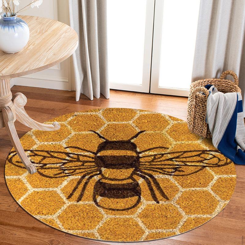 

Плюшевый ковер, круглый ковер для спальни, ковры большой площади, домашний пушистый мягкий коврик, ковер для гостиной diameter 60CM