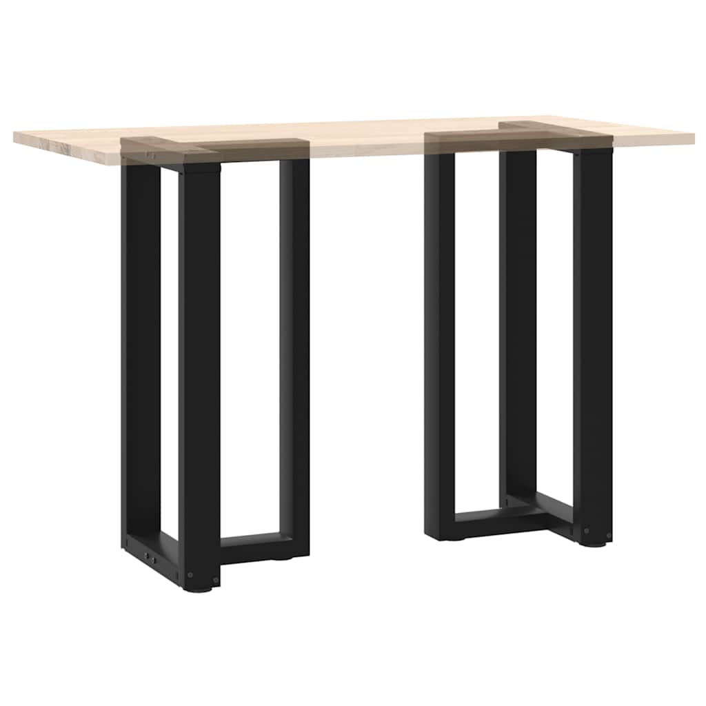 Vidaxl Nogi Do Stołu Barowego, 2 Szt., Czarne, 50X35X(90-91) Cm, Stal