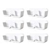 6PCS Window Glasses Storage Case Wall Mounted Glasses Organizer Box for Eyewear and Sunglasses Displaying Tool