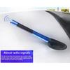 Audio Fan Car Radio Antenna Car Antenna 12cm Roof Antenna Powerful FM/AM Reception Carbon Fiber Antena Blue