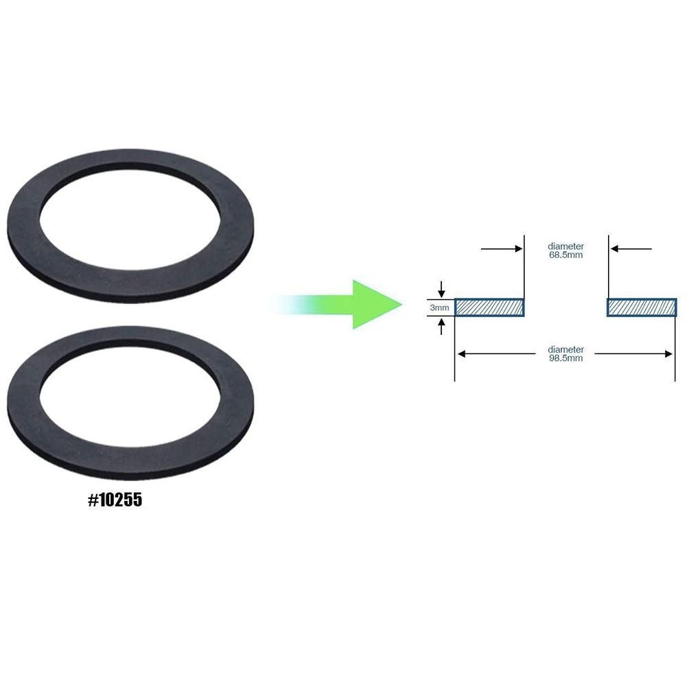 Replacement Part 10255 Rubber Washer Seal 2pcs Flat Strainer