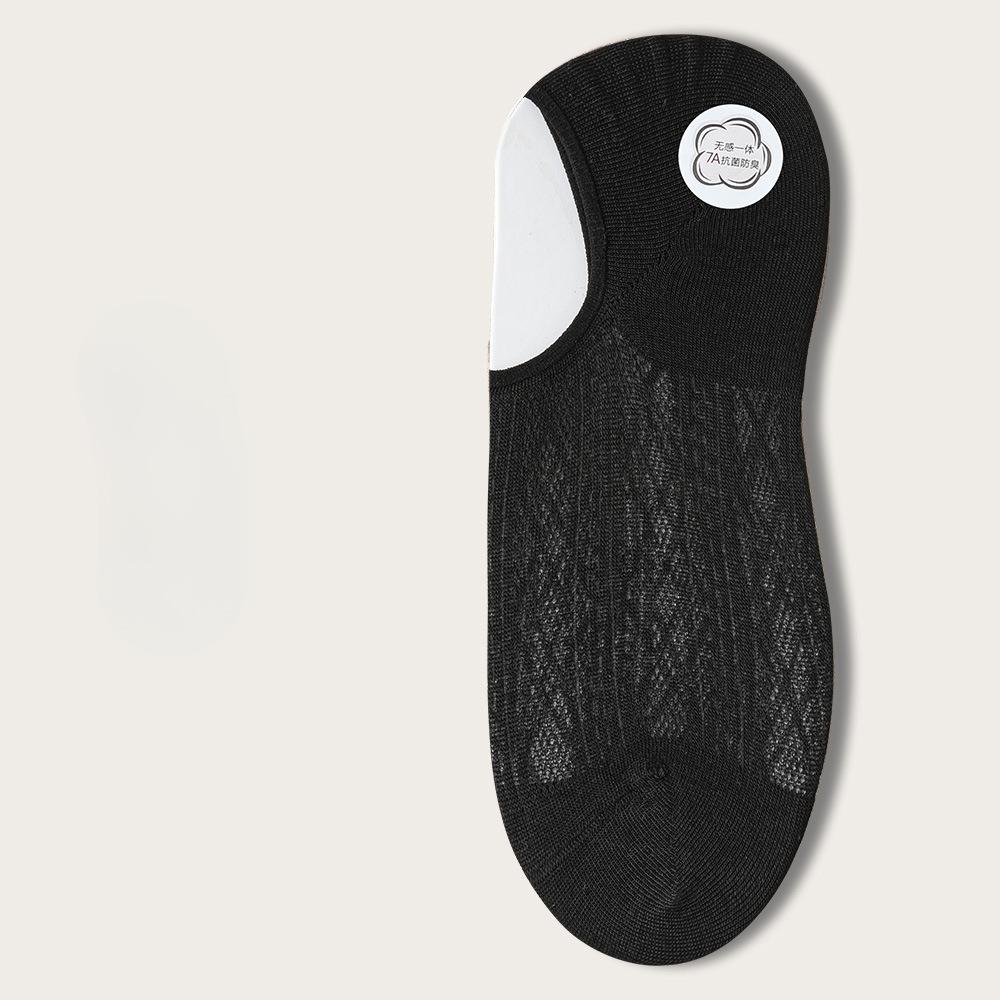 

Boneless, Comfortable, Breathable, Semi-invisible Women s Socks with A Cool, Breathable, Moisture-absorbing and Anti-pilling Style 1 pair чёрный