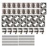 Box Hardware Iron Retro Buckle Locks Hinges Corner Protectors Decoration Packaging Kit