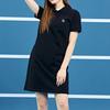 New MLB Short Sleeved Dress Women's Black 3FOP00623-50BKS