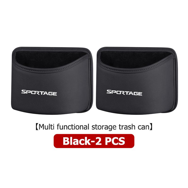 Car Garbage Bin Storage Bag Trash Can Hanging Accessories For KIA Stonic Picanto Sorento Stinger Soul Spectra Carens