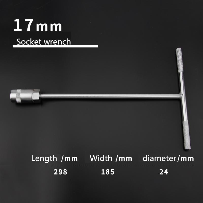 T-typ manuelle steckschlüssel externe hexagonal automobil und motorrad reparatur schlüssel mutter hexagonal T-bar