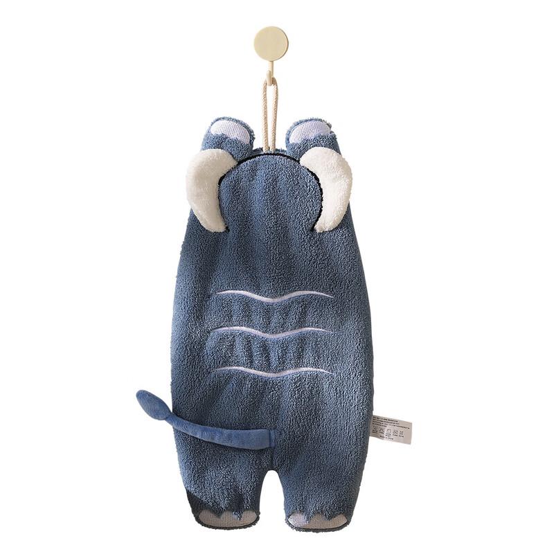BILOV Cute Animal Coral Fleece Hand Towel (2-Pack)