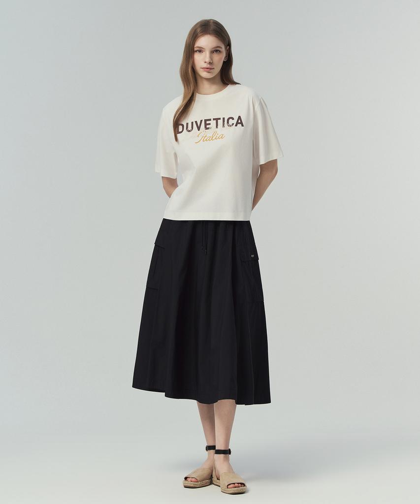 DUVETICA Prati (Light Ivory) (Women'S Short Sleeve T-Shirt)