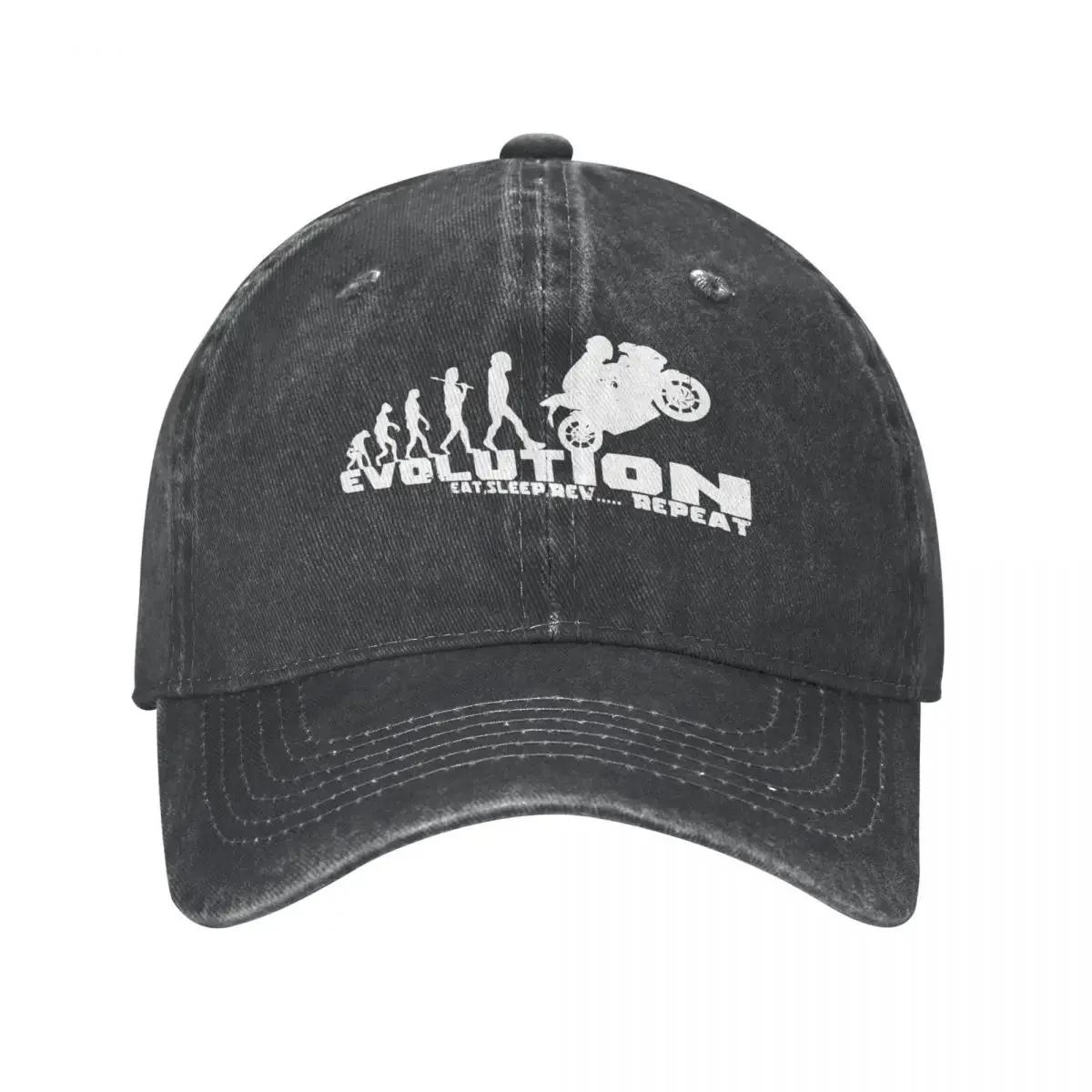 

Vintage Denim Biker Evolution Motorcycle Baseball Caps Women Hat Adjustable Casquette Gorras Adjustable