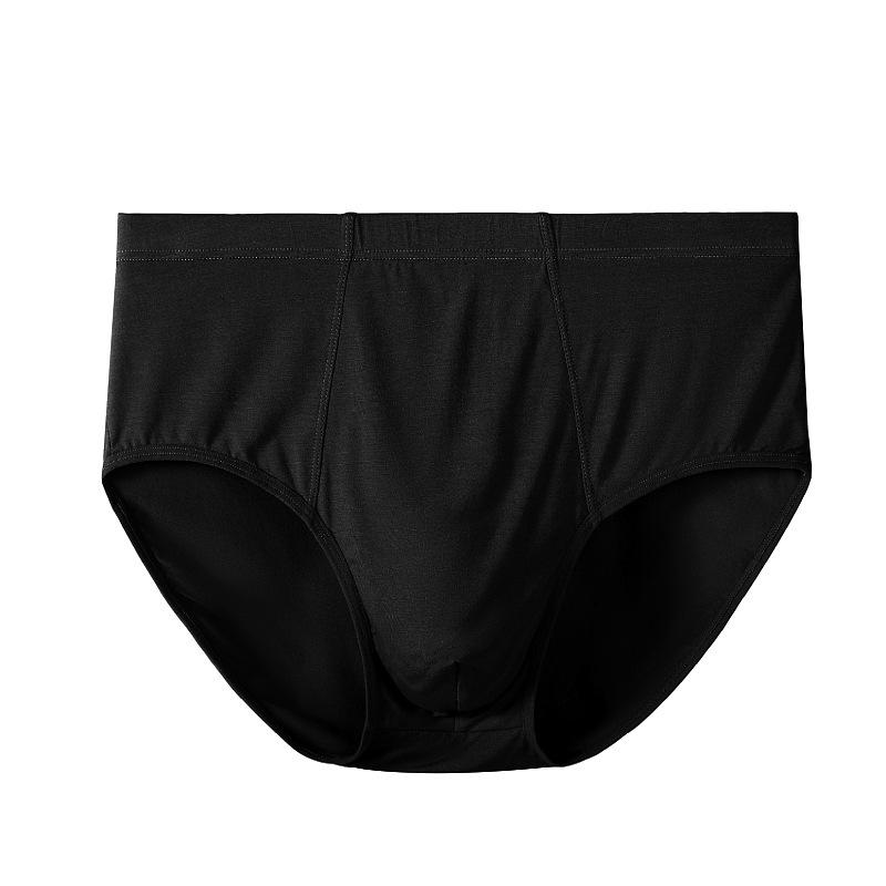Men's High Waisted Triangle Underwear Middle-aged and Elderly Plus Size Underwear