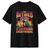 Retired Life I’m Retired It‘s 5 O’Clock Everywhere Men's T Shirt  Vintage Tee Shirt Short Sleeve Round Neck T-Shirt  Cotton Tops