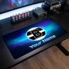 Borussia Mönchengladbach Individuelles Großes Mauspade, Personalisierter Namens-Textdruck, Fußball-Logo Rutschfeste Schreibtischmatte Gaming-Geschenk