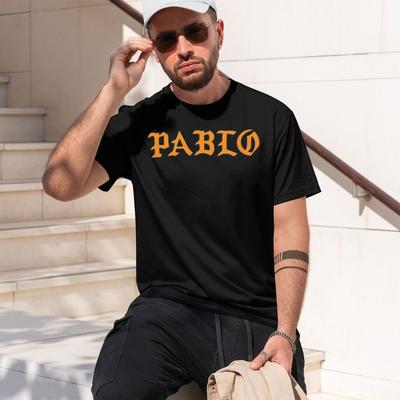 2026 Nieuw Model Rapper Grafische Print T-shirt The Life Of Pablo T-shirt Zomer Unisex Kleding Hip Hop Mode Korte Mouw T-shirts