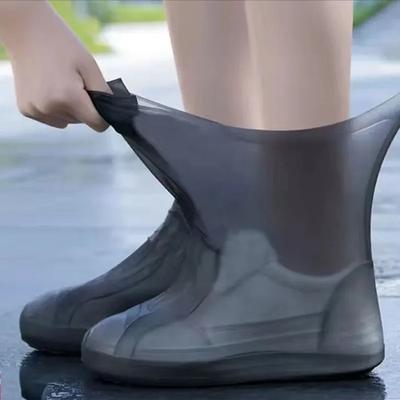 5/1pairs Silicone WaterProof Shoe Covers Protector Anti-Slip Rain Boot for Outdoor Rainy Day Reusable Wear-Resistant Overshoes