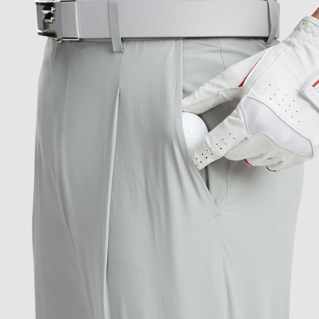 Fila Golf Series Simple Classic Basic Solid Color Sports Golf Versatile Comfortable Straight Leg Woven Casual Pants Men Bottoms A11M625812FDY