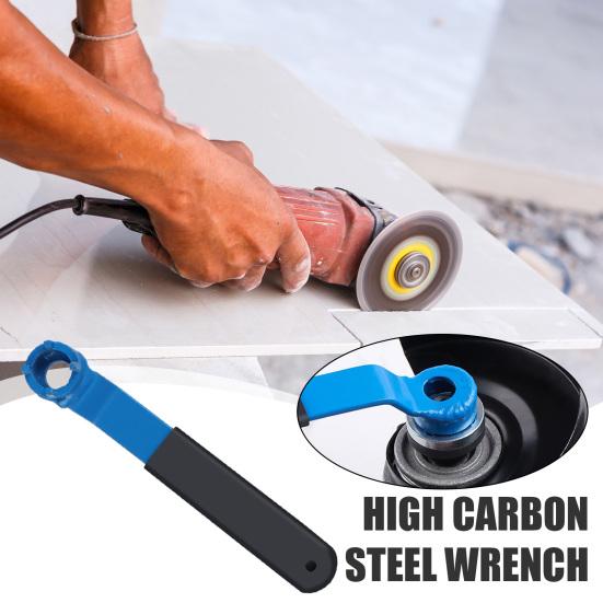Angle Grinder Wrench High Carbon Steel Adjustable Pin Wrench for 4 to 4-1/2 Inch Grinders Heavy Duty Anti-Slip Wrench Tool