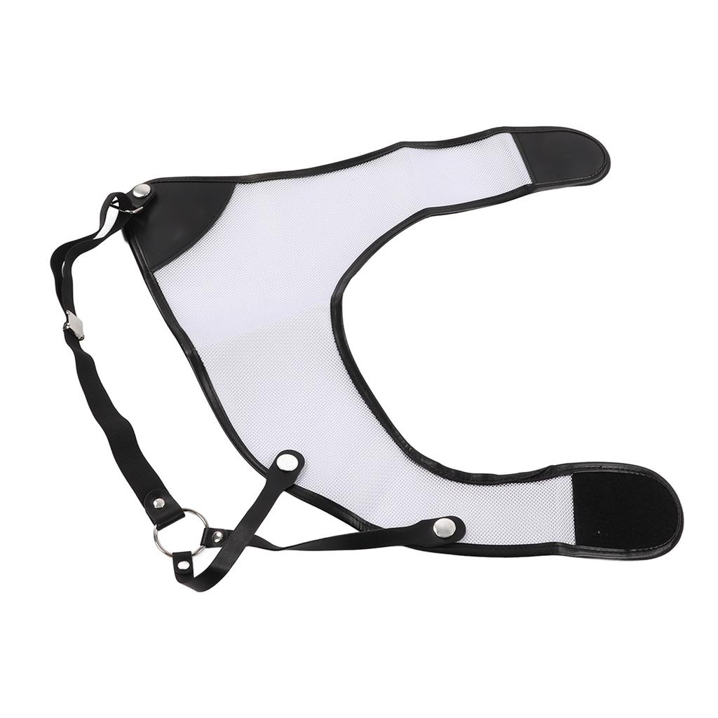 Adjustable Archery Chest Guard Breathable Archery Chest Protector for Outdoor Sport Shooting Breast ProtectionWhite