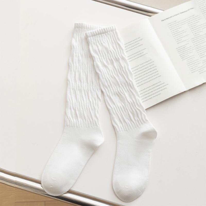 Simple Lantern Socks for Autumn and Winter, Trendy Slimming and Versatile High-top Twist-fit Large Intestine Pile Socks