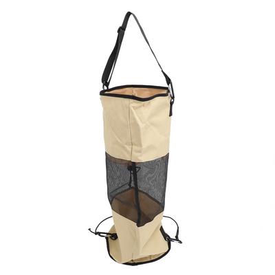 Boat Trash Bag Nylon Mesh Reusable Portable Boat Garbage Container with Lanyard for Outdoor Seaside