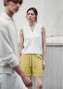 UMARMUNG Cotton Boucle Shorts_Citrus