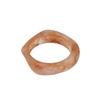 Bohemian Acrylic Bangle Smudging Retro  Hand Ring Creative Irregular Wide Bracelet  Gift