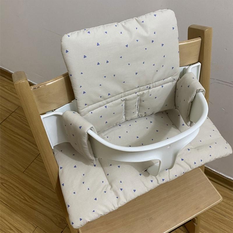 Soft High Chairs Cushions Baby Seats Cover with Graphics Comfortable Cotton Seats Cover High Chairs Accessories