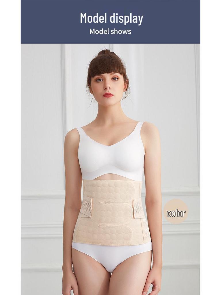 3-w-1 Poporodowy Pas Brzuszny i Talia dla Cesarskiego Cięcia i Porodu Naturalnego, Rozmiar Plus