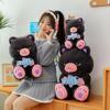Internet Celebrity Black Cat Plush Doll - Funny Devil Kitty Children's Toy