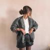 European & American Women's 2025 Retro Fashion Loose Leopard Print Cotton-Padded Jacket